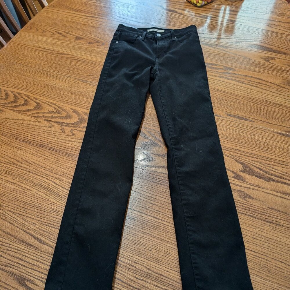 Levi's Denim Jeans, Black, Junior size 2, 26 x 31